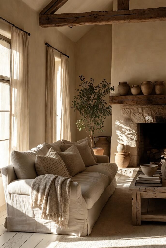 1. Start With a Warm, Neutral Base Palette