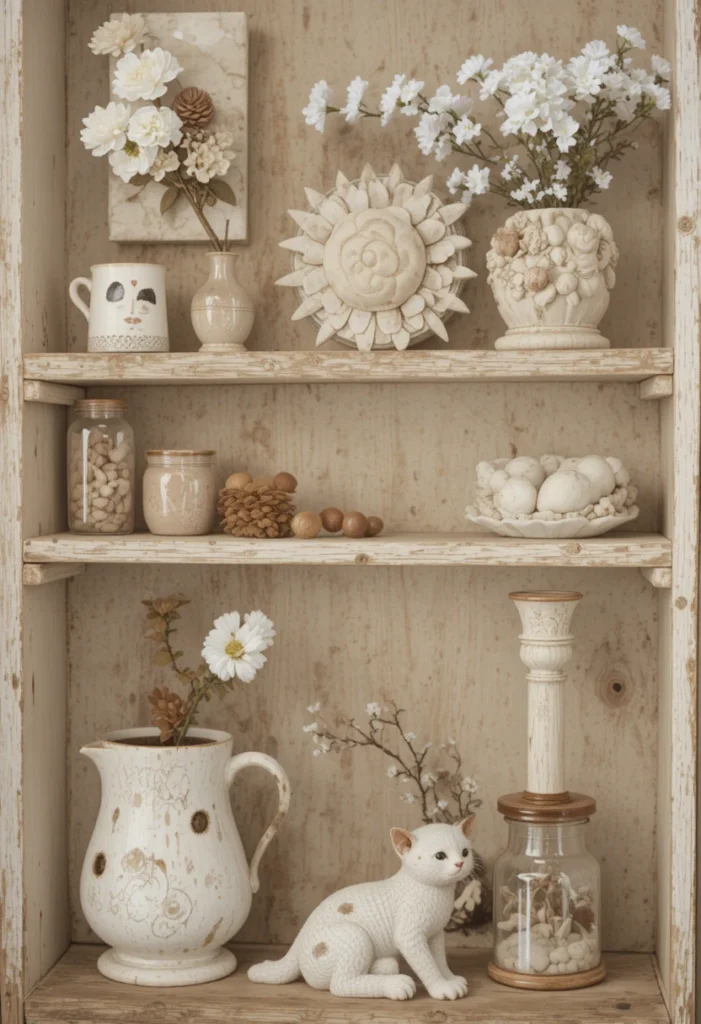 Whitewashed Wood Accessories
