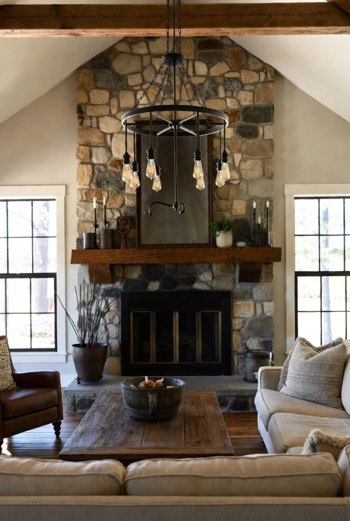10. Bring In Industrial Lighting Accents