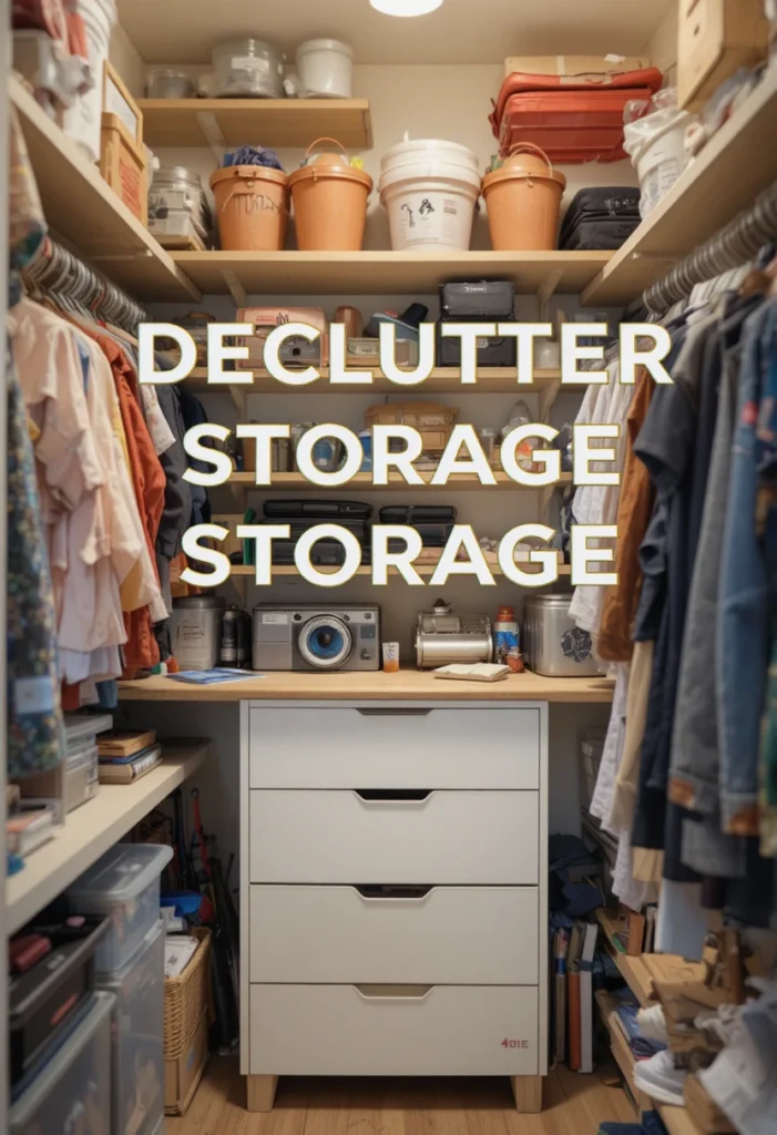 Declutter Storage Areas Too, Not Just Visible Ones