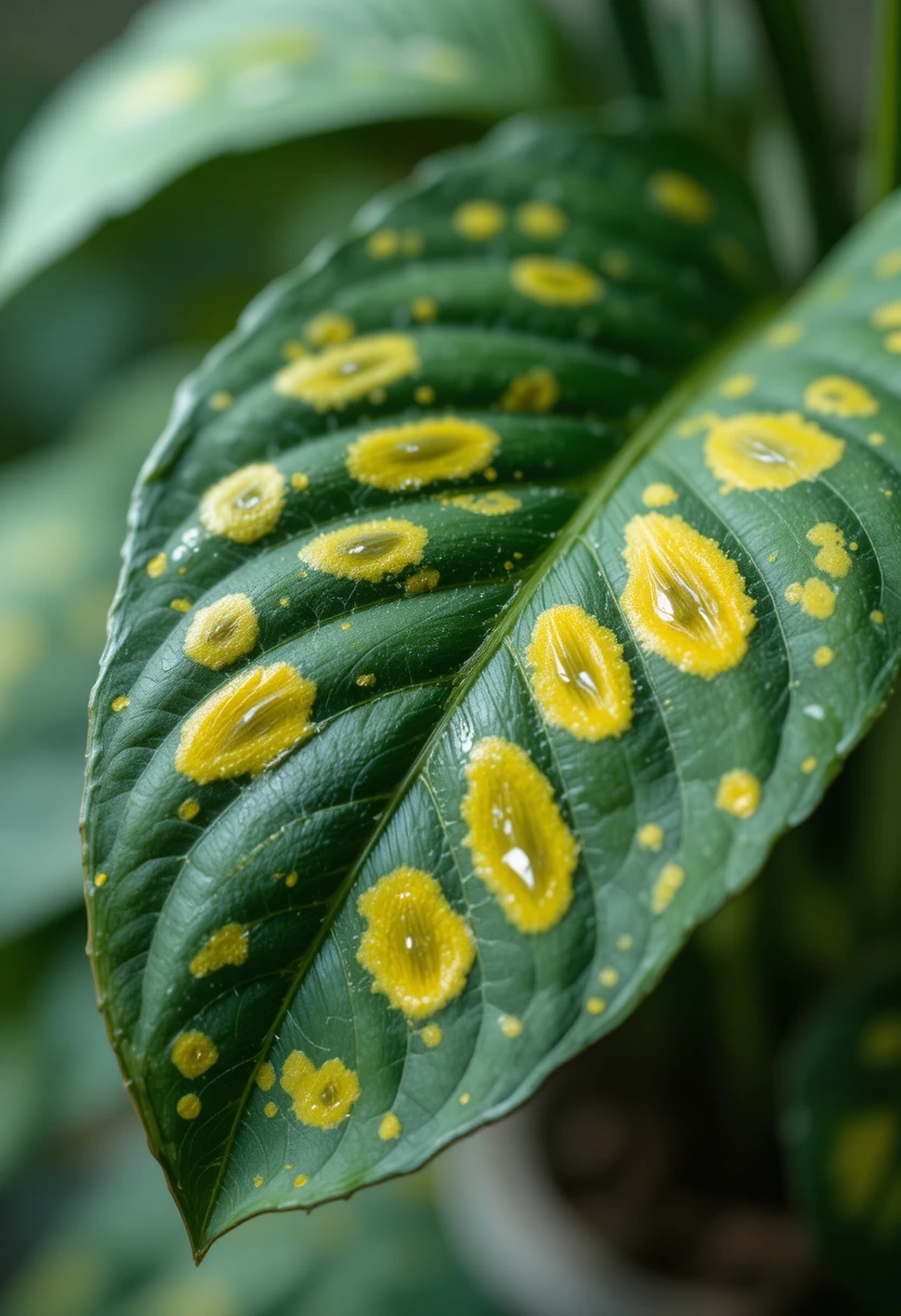 Fungal or Bacterial Leaf Spot Disease