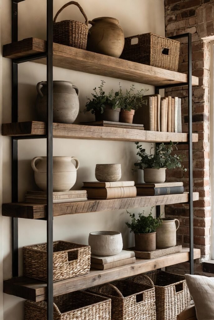 11. Style Open Shelving With a Curated Collection