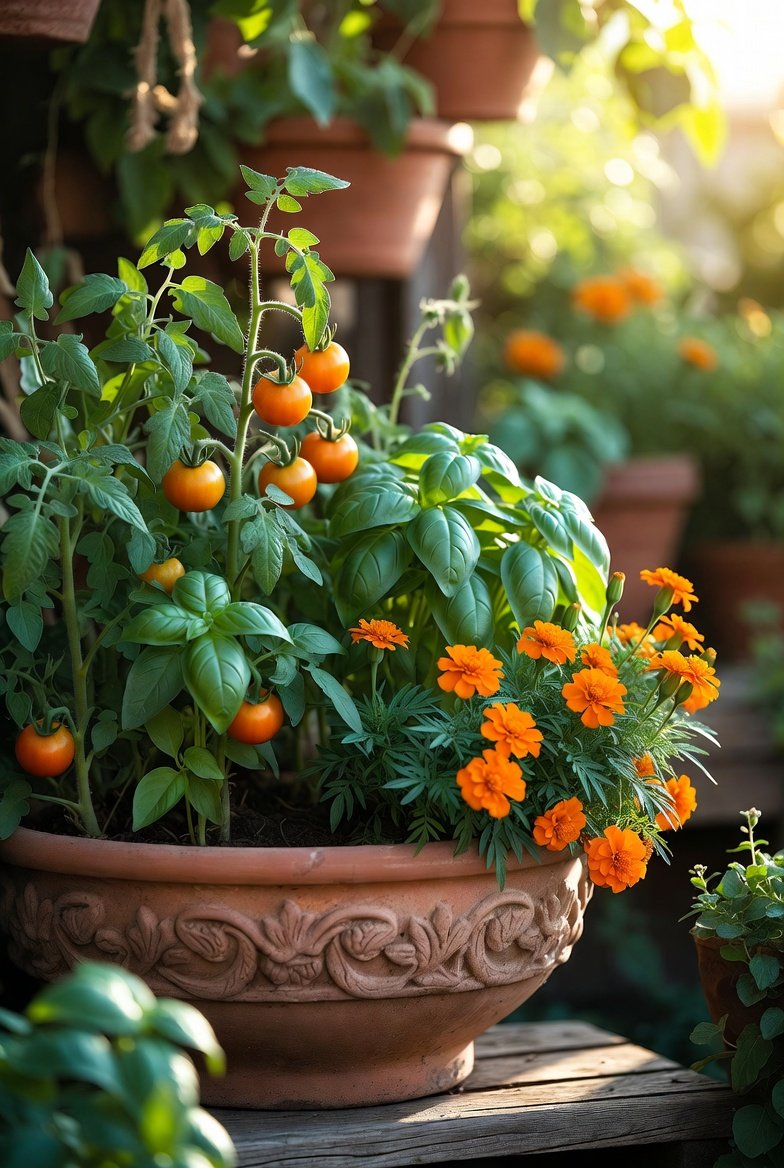 Try Companion Planting in Large Containers