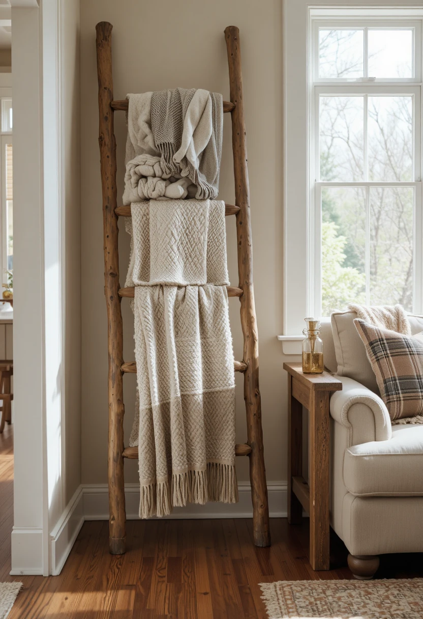 Hang a Blanket Ladder