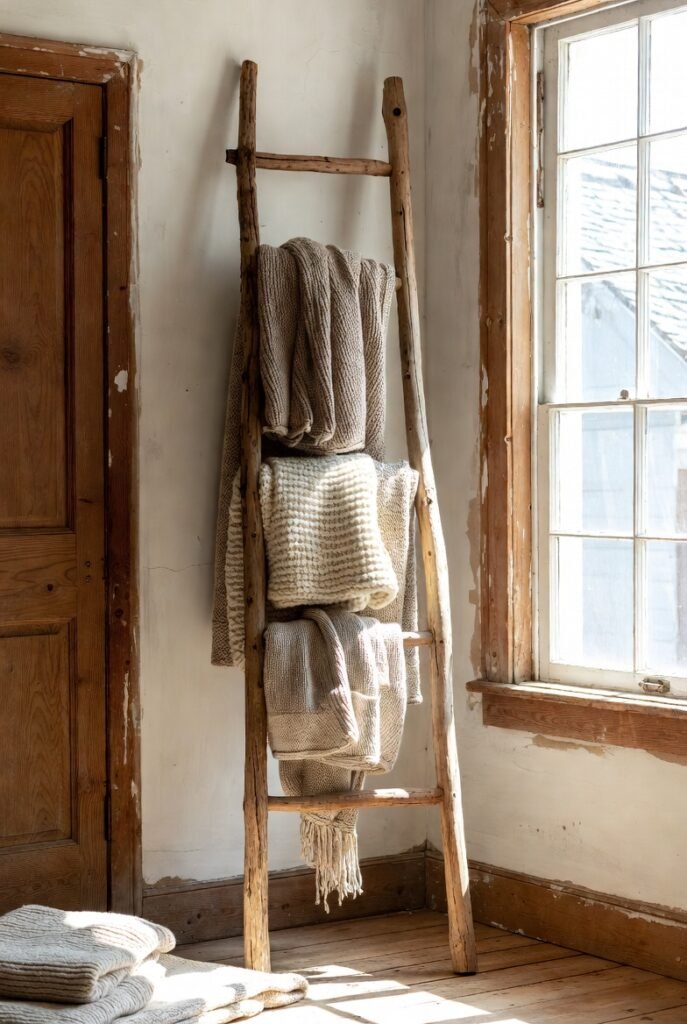 Hang a Blanket Ladder