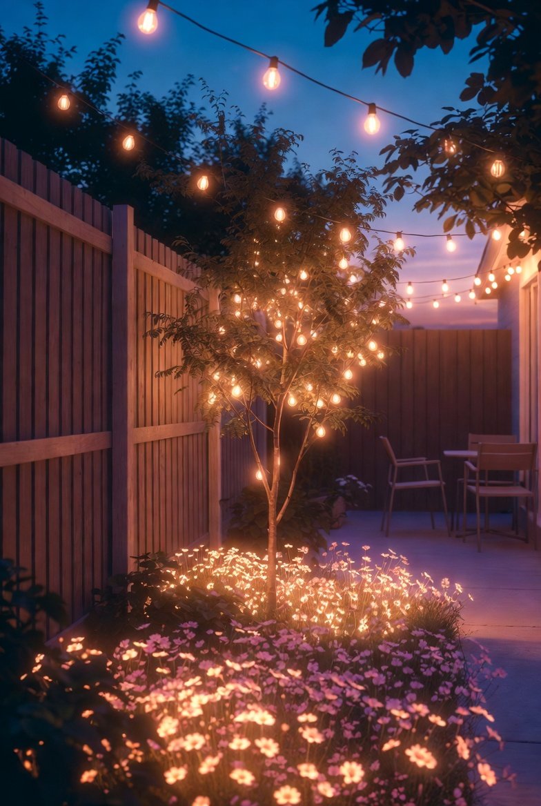 Add String Lights for Evening Charm