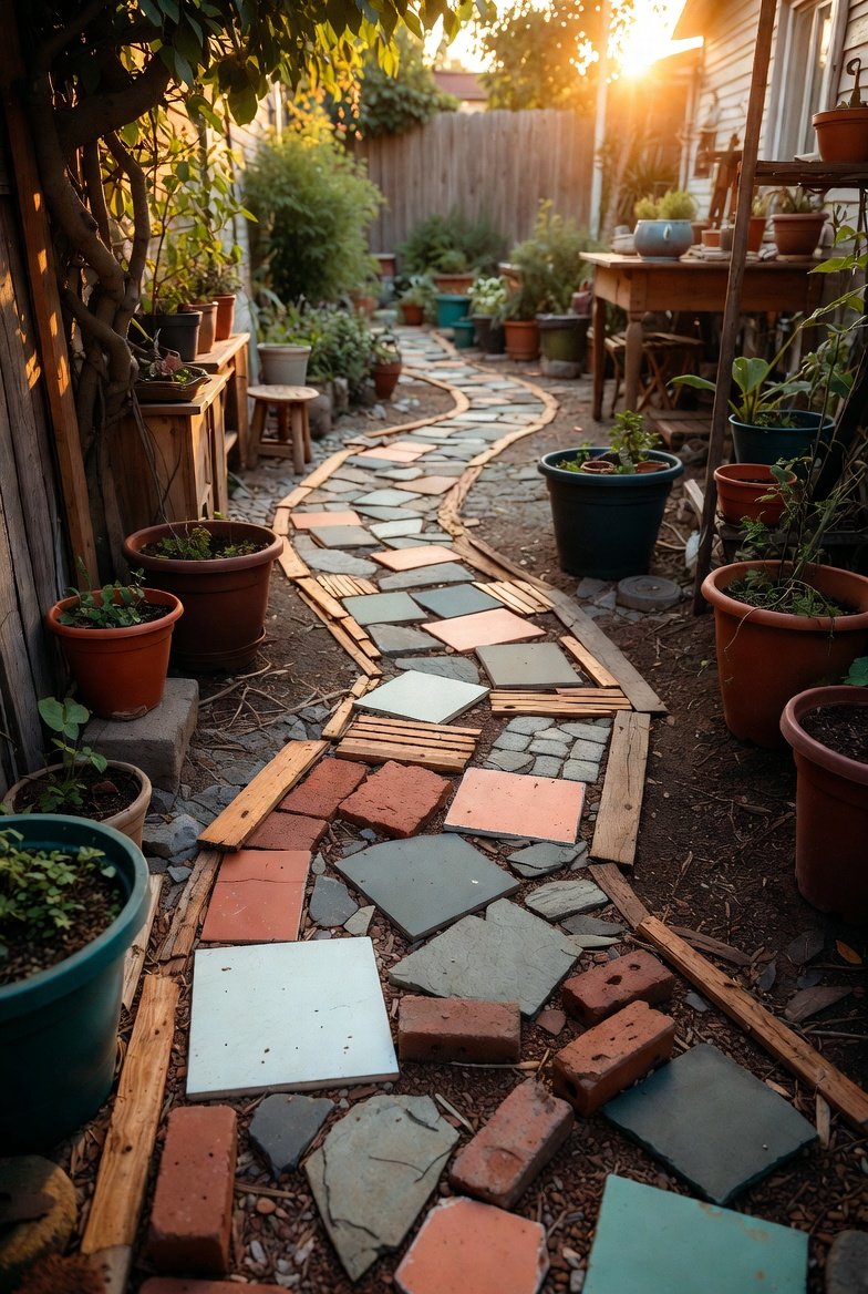 Repurpose Random Materials Already in Your Yard