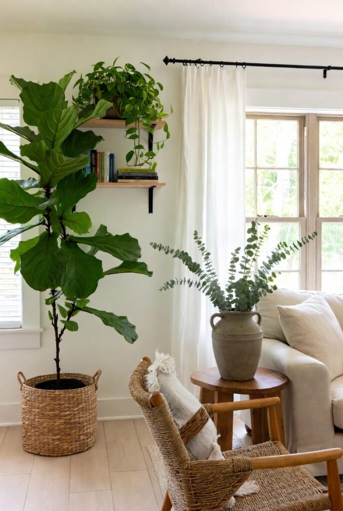 Bring in Real, Living Greenery