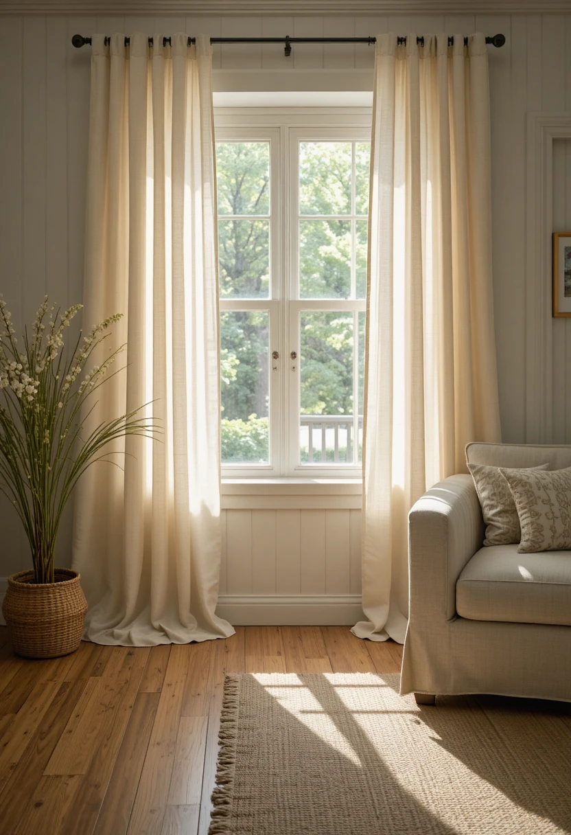 Choose Simple, Natural Window Treatments
