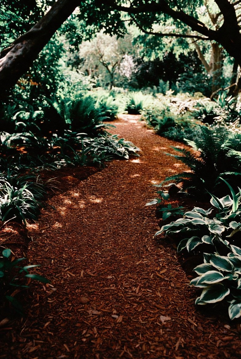 Mulch Paths for a Natural, Rustic Look