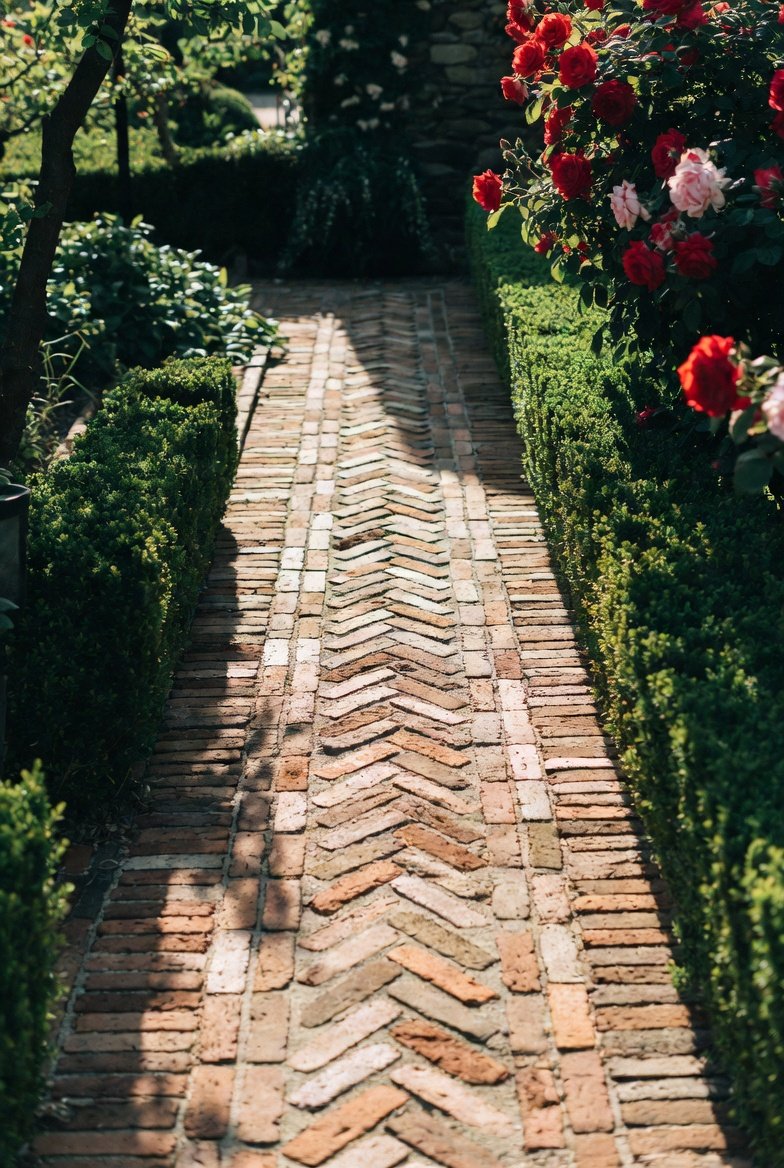 Reclaimed Brick Paths