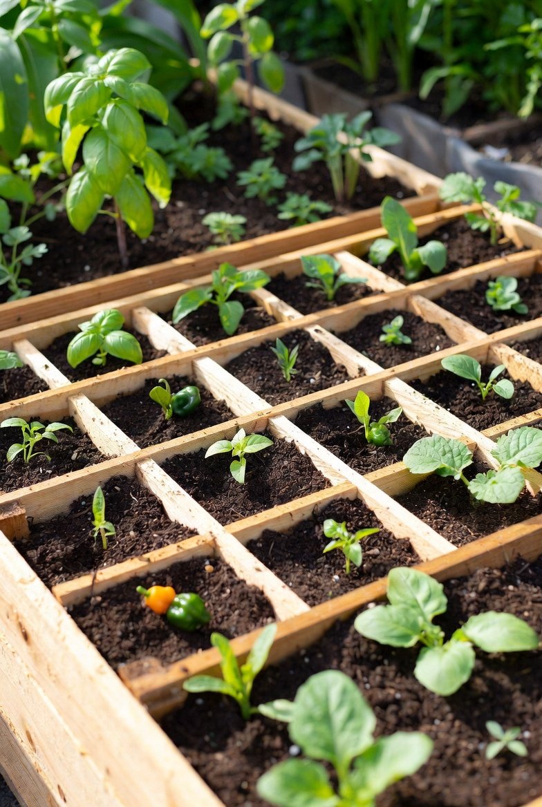 Square-Foot Gardening Grid