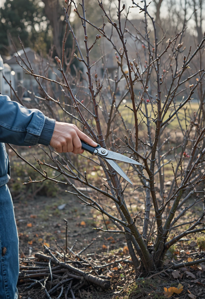 Prune Before New Growth Takes Over
