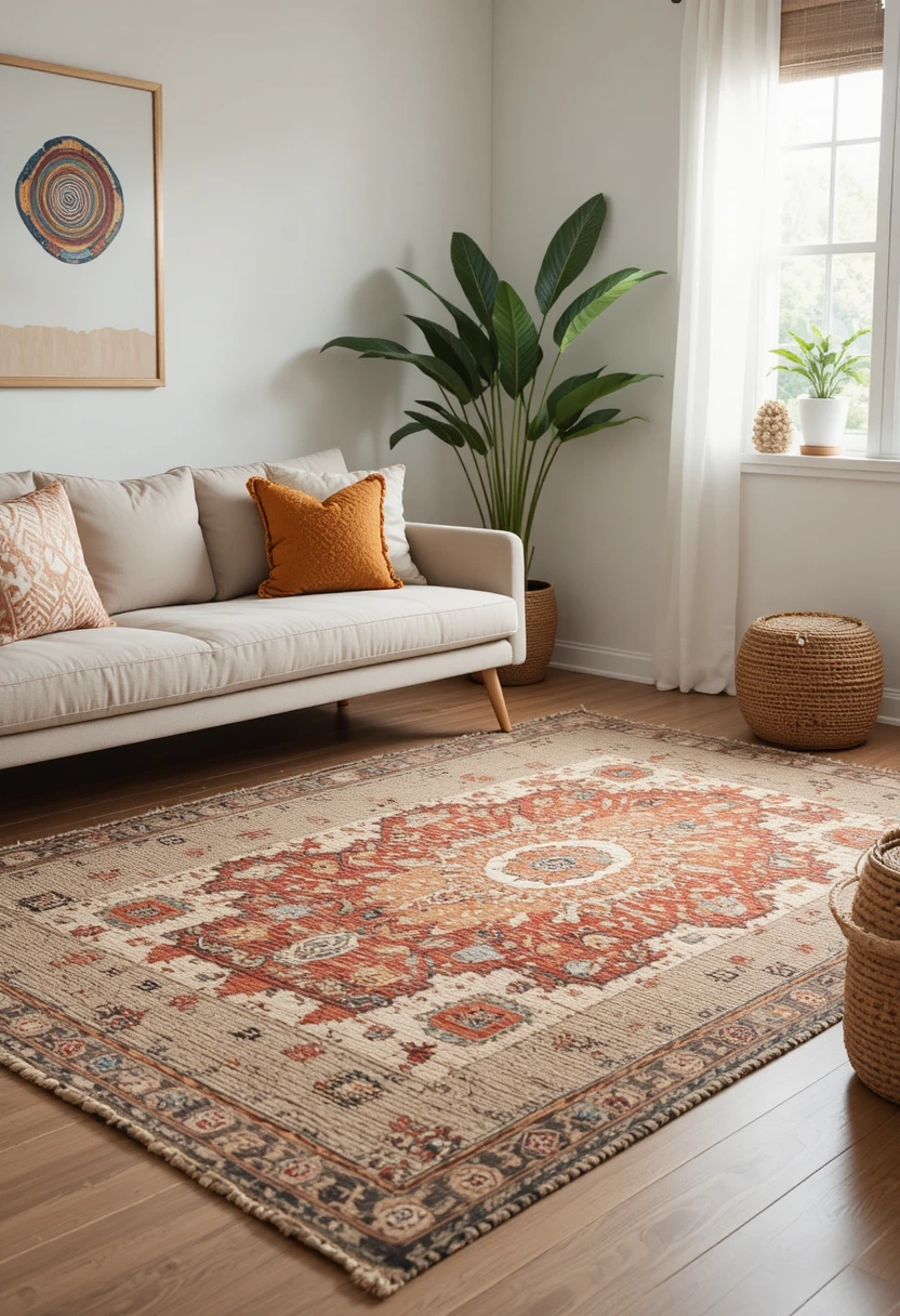 Layer Rugs Instead of Buying One Expensive Rug