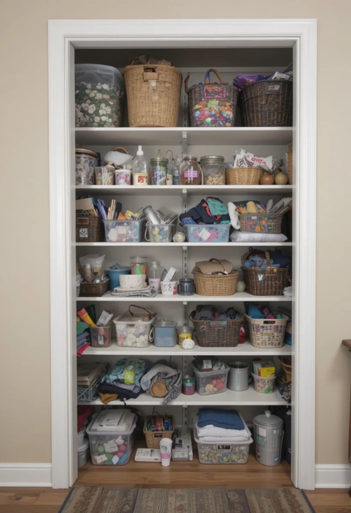 Use Closed Storage to Hide Everyday Clutter