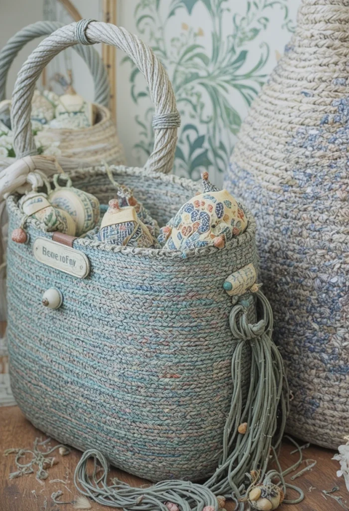 Woven Baskets for Storage and Texture