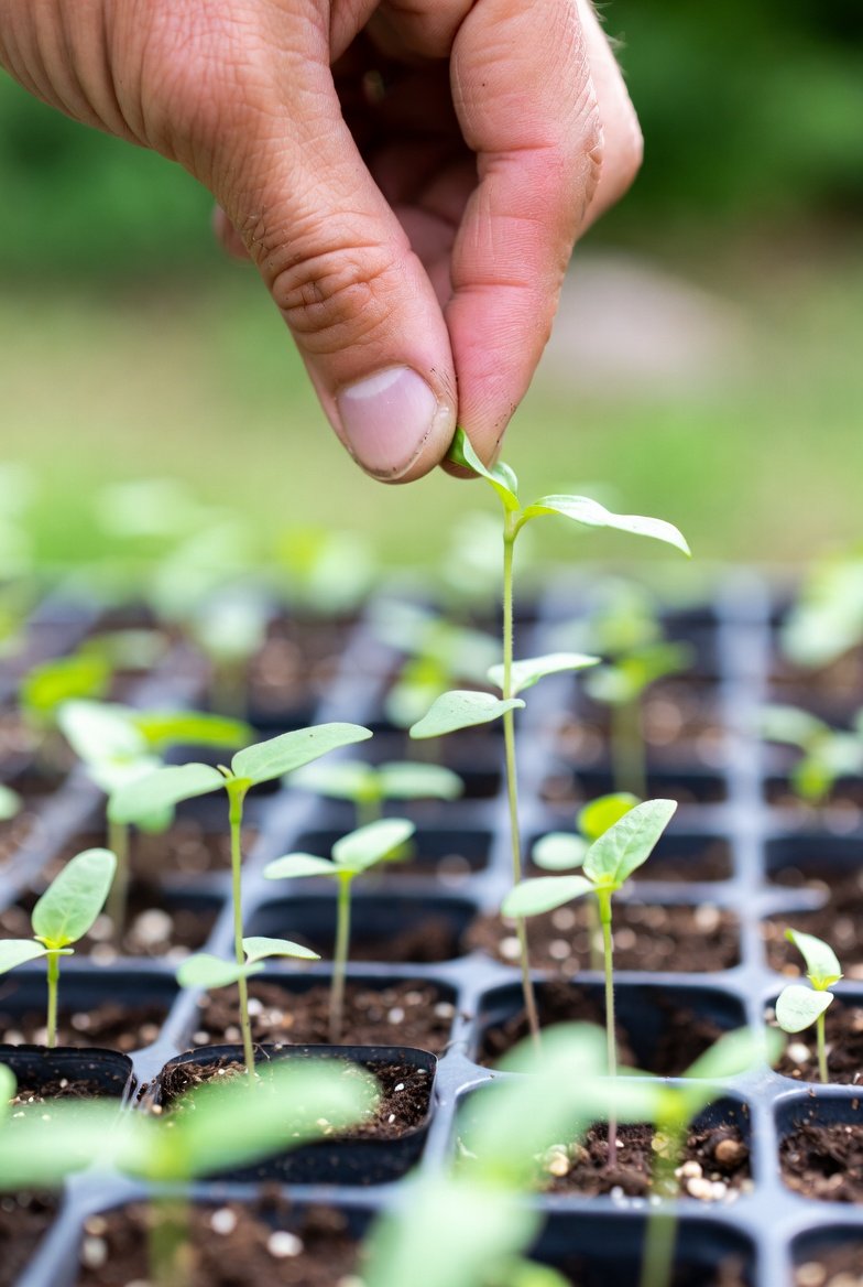 Pinch Your Seedlings Early