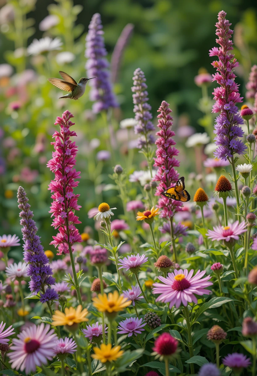 Mix Flower Shapes for Different Pollinators