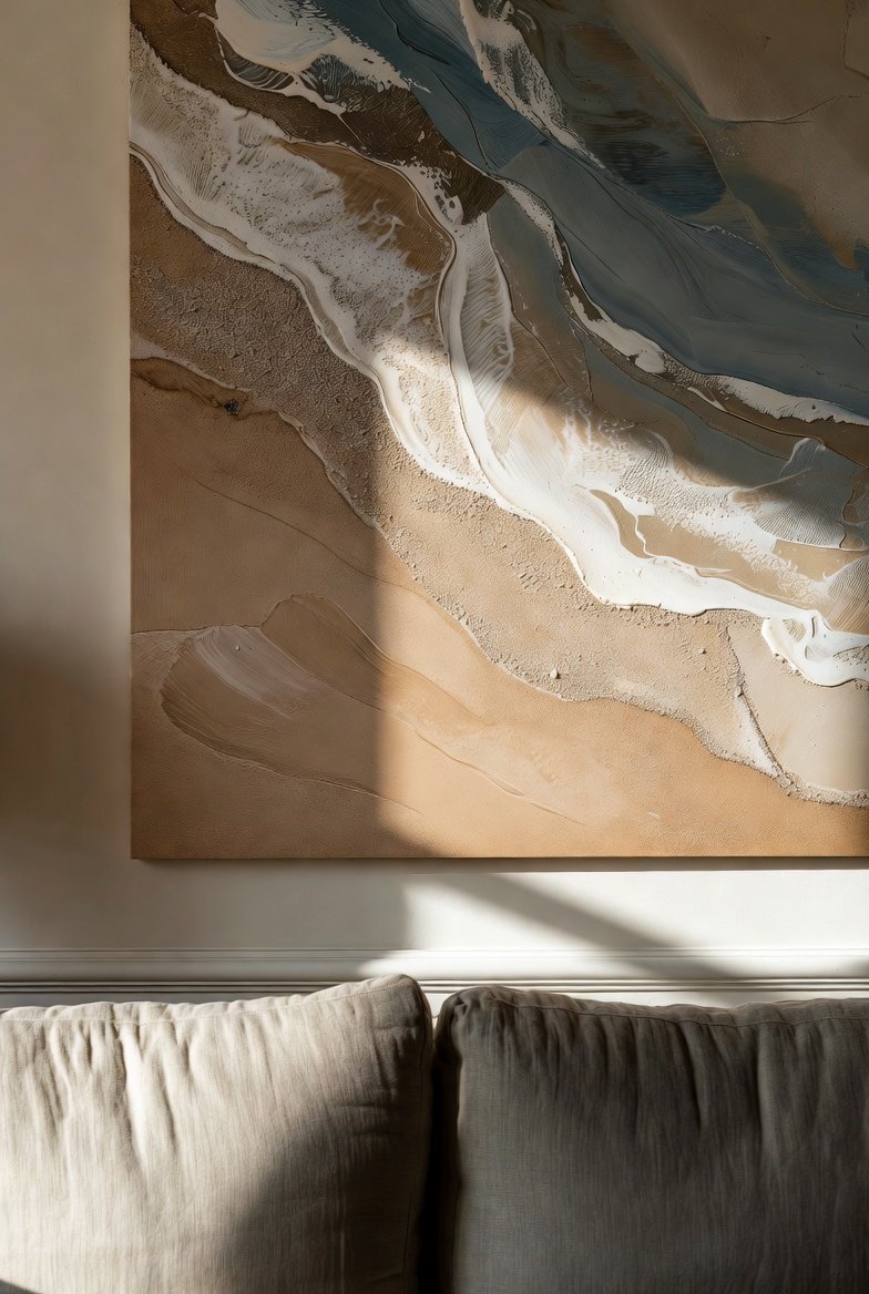 Swap Literal Beach Motifs for Abstract, Nature-Inspired Art