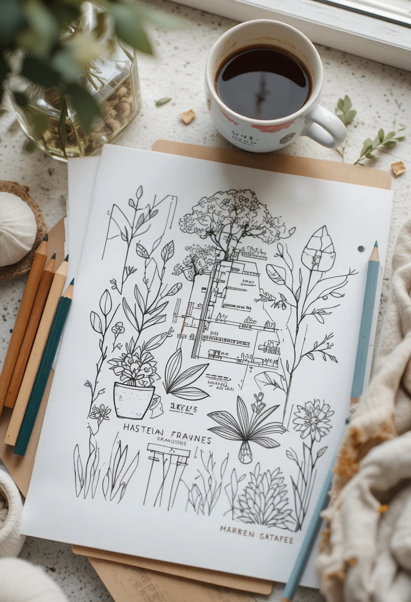  Sketch or Revisit Your Garden Plan
