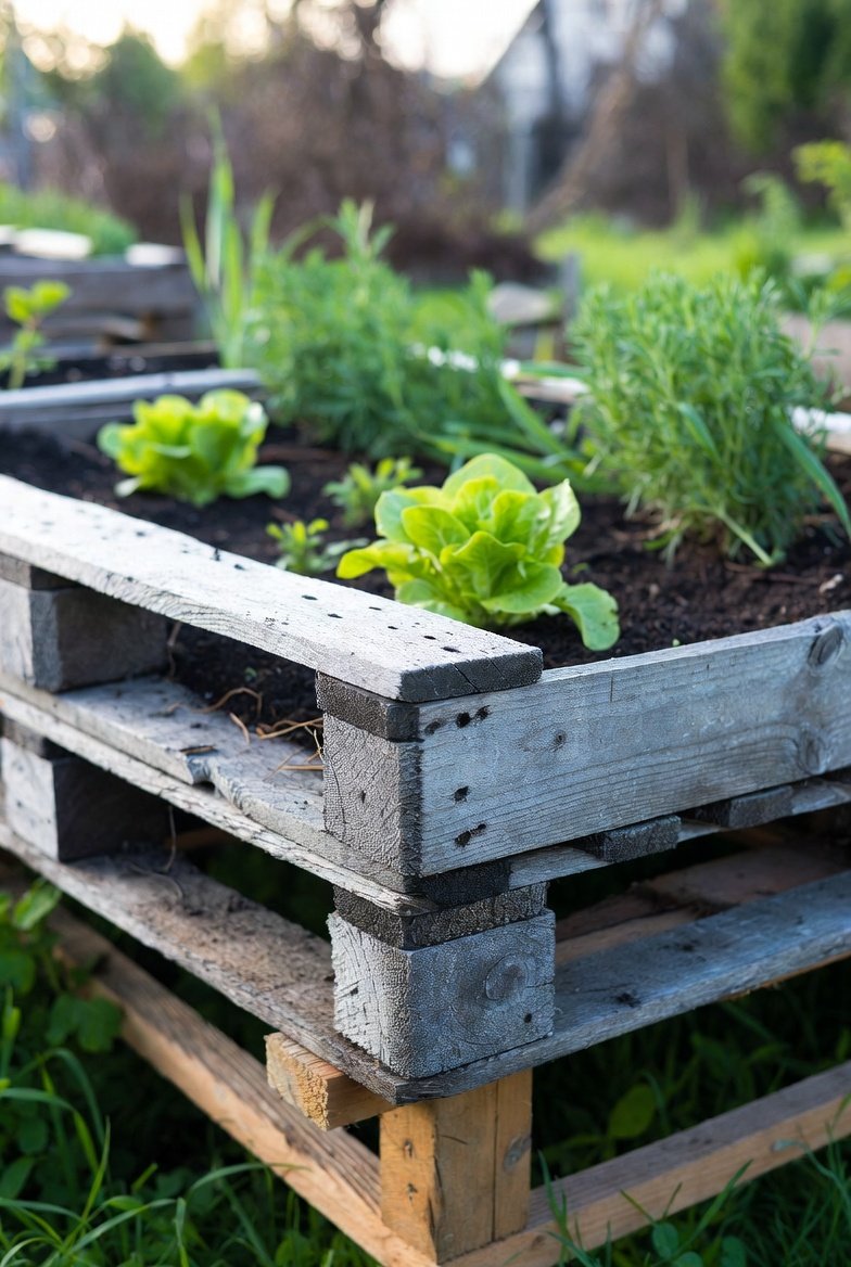 Pallet Raised Bed