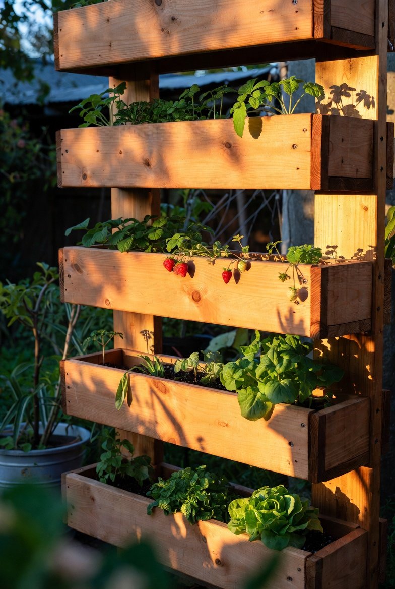 Vertical Tiered Raised Bed
