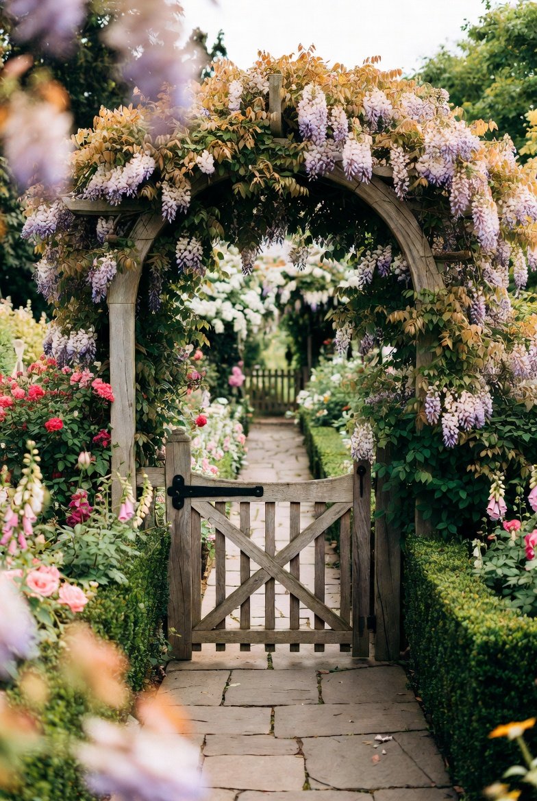 Add an Arbor or Garden Gate