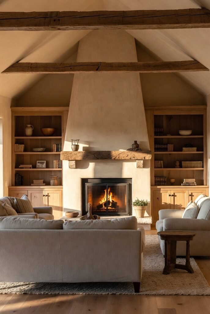 7. Make the Fireplace the Heart of the Room