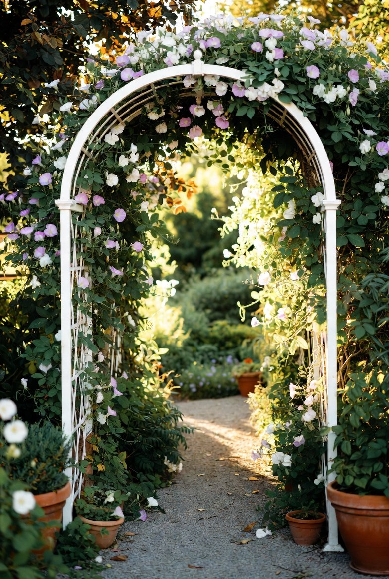 Build a Simple Arched Trellis Focal Point