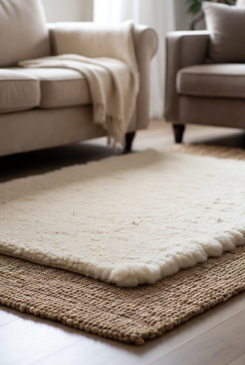 Layer Rugs for Warmth and Definition