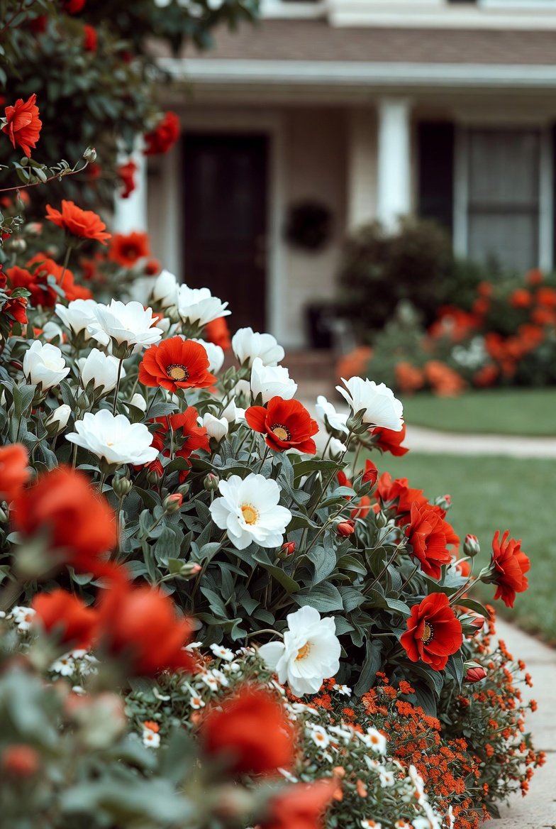 A Bold Color-Block or Monochrome Garden