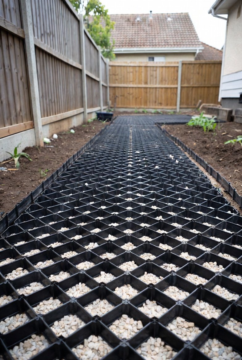 Stabilize Loose Materials With Gravel Grids