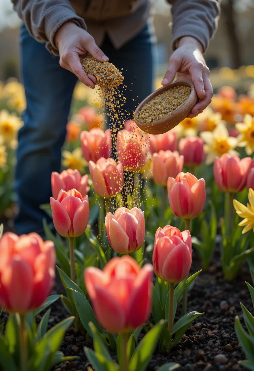Fertilize Spring-Flowering Bulbs