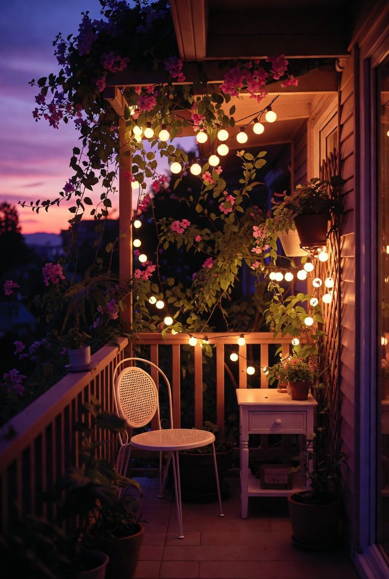 Add Fairy Lights for Evening Ambiance