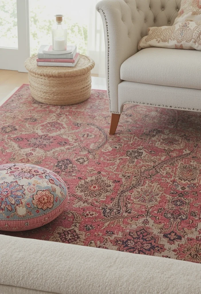 Layer Rugs for Warmth Underfoot