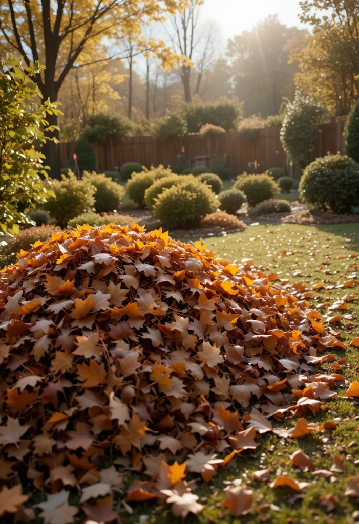 Rake Leaves But Put Them to Work Instead of Bagging Them