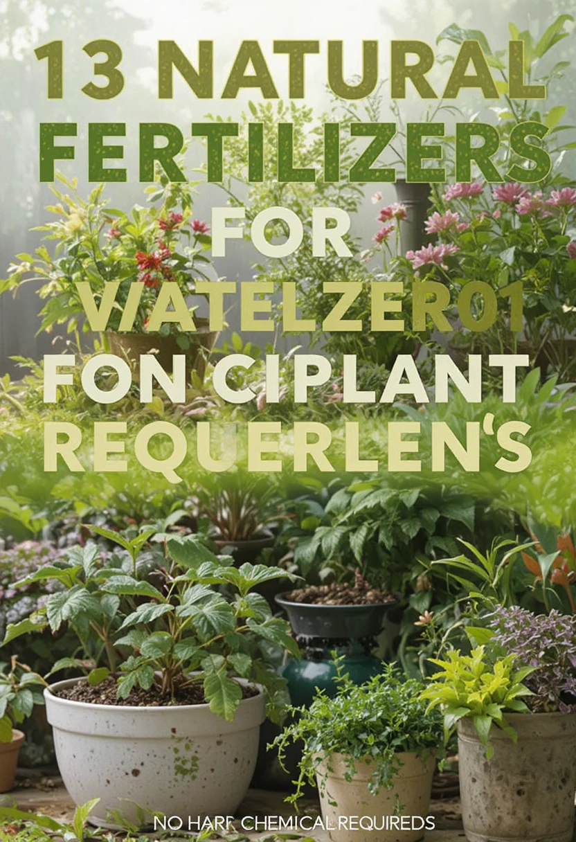 13 Natural Fertilizers for Houseplants That Actually Work (No Harsh Chemicals Required)
