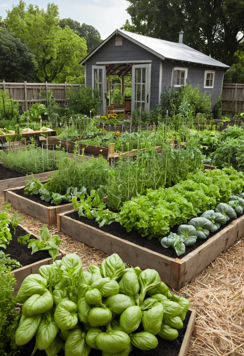 A Companion Herb-and-Vegetable Garden