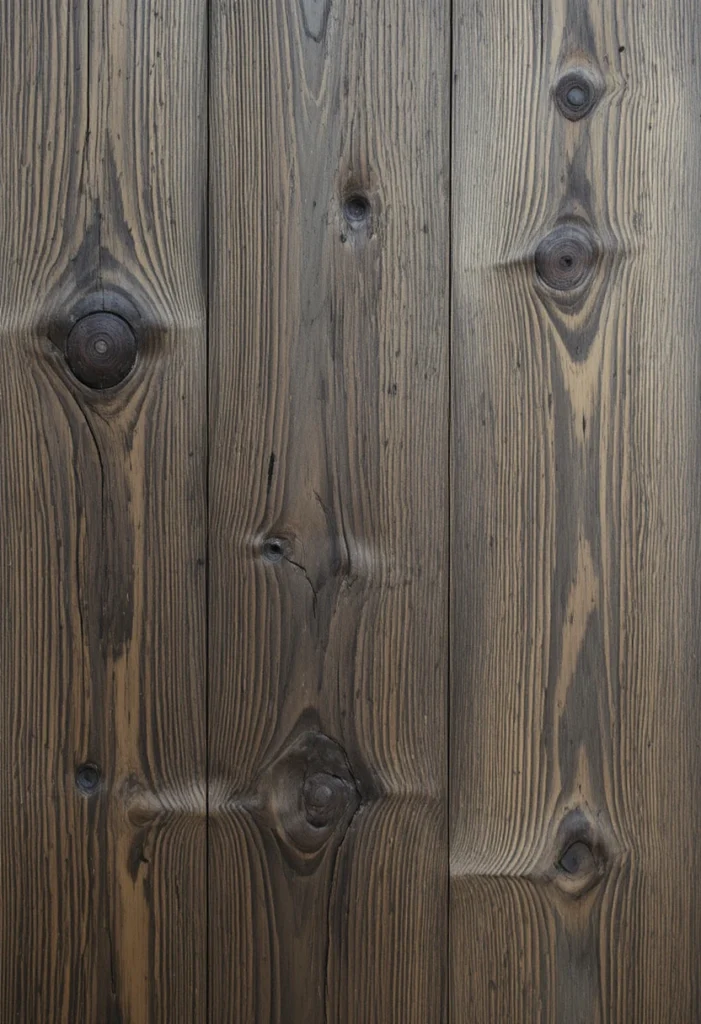 7. Let Wood Grain Show Don't Hide the Imperfections