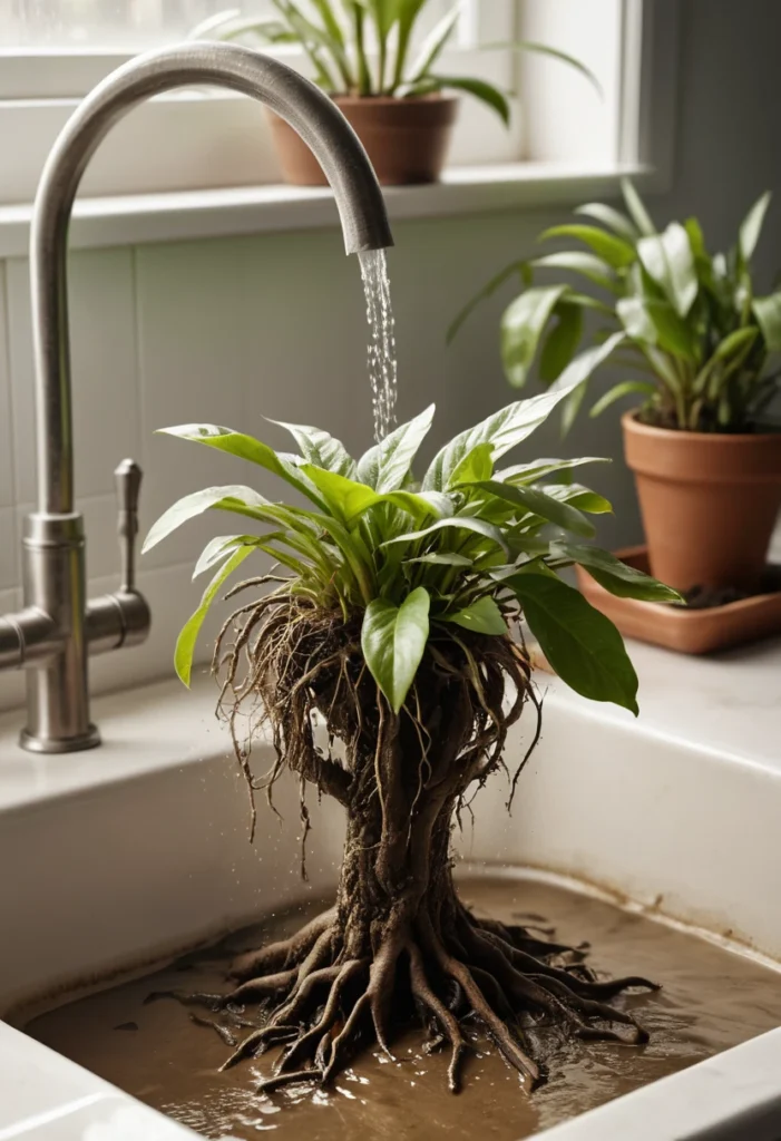 Rinse Away the Old Soil Completely
