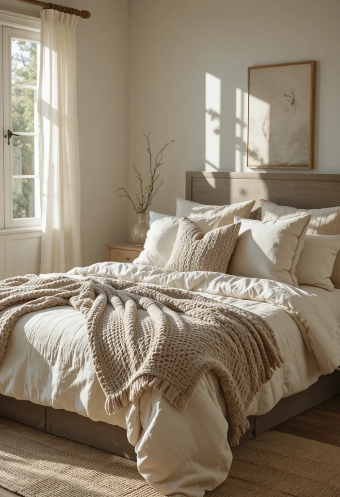 Layer in Cozy Textiles