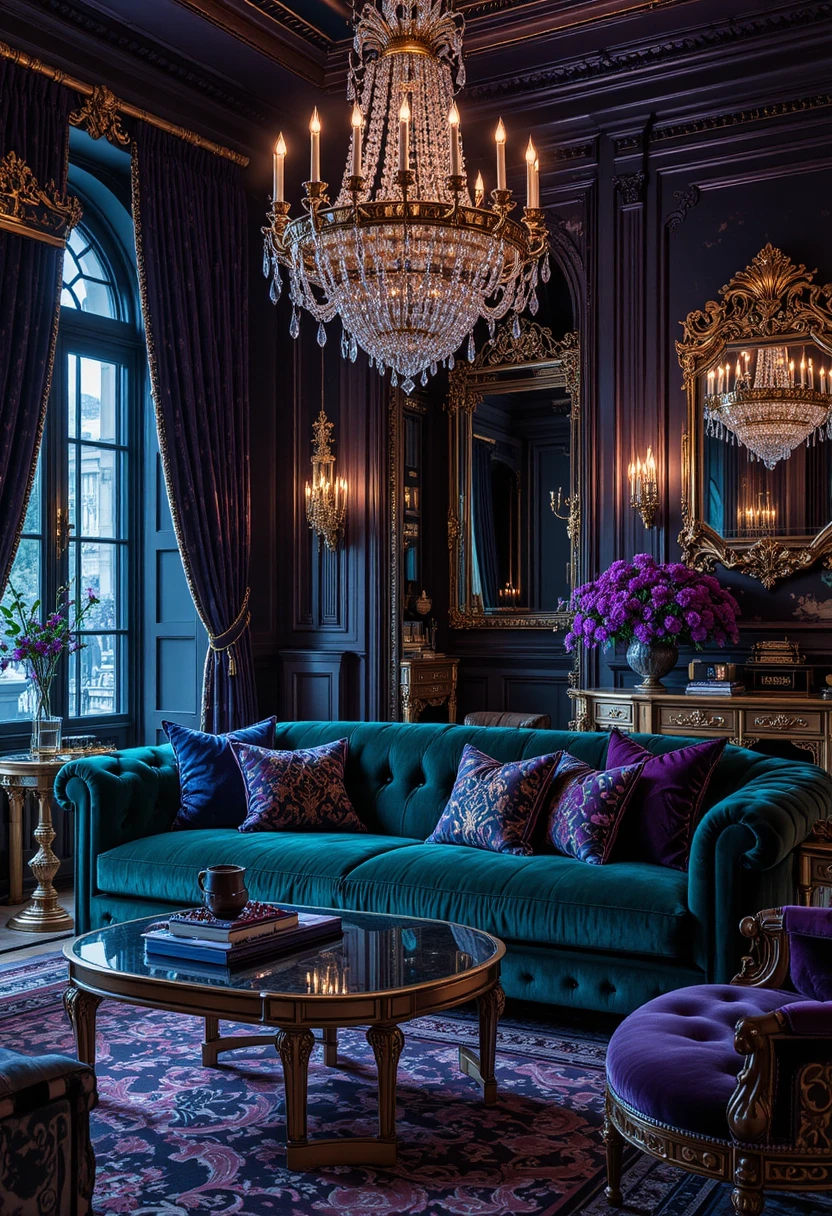 Jewel Tones and Decorative Details