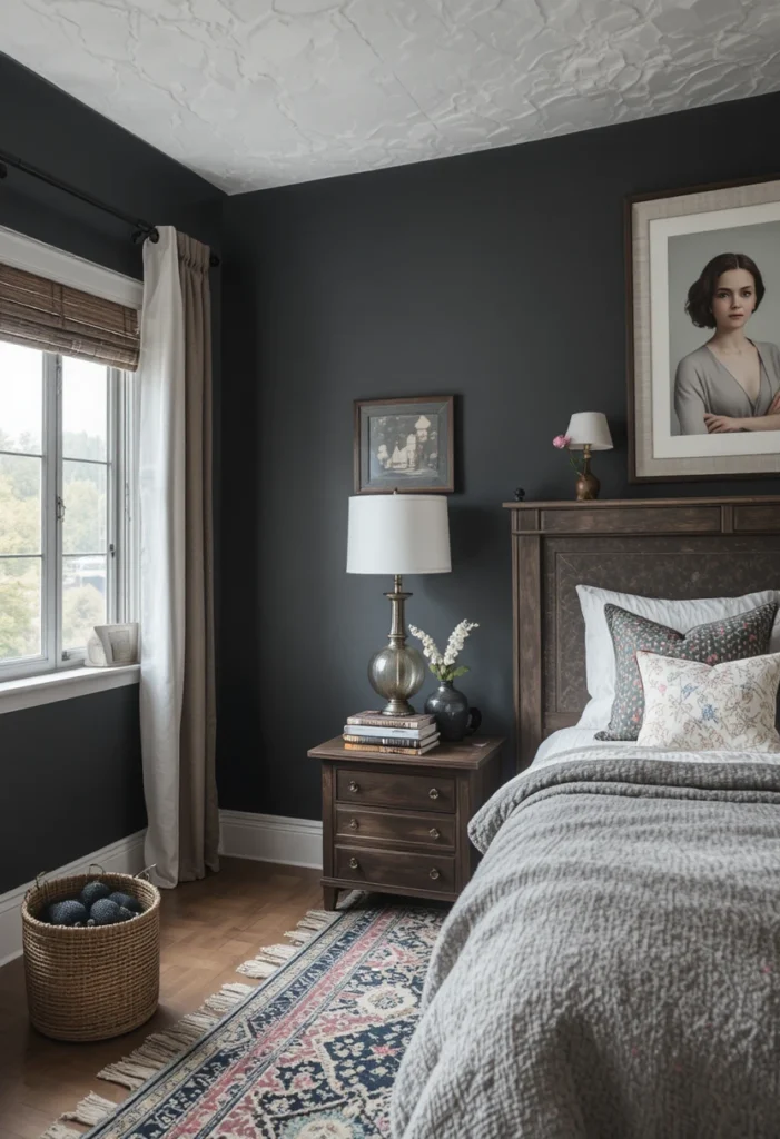 Try a "Dark Scandi" Accent Room