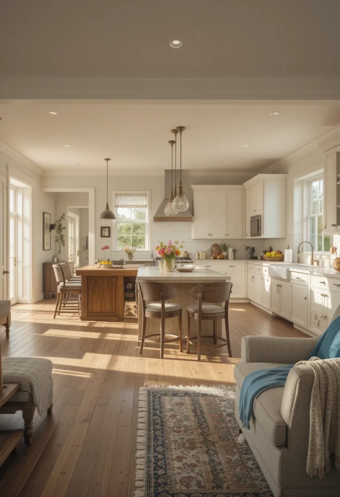 Make Space Feel Bigger With Open-Concept Zoning