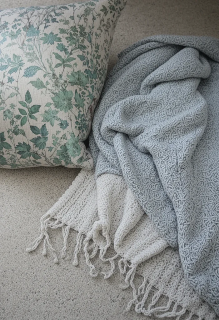 Let Pillows and Throws Do the Heavy Lifting