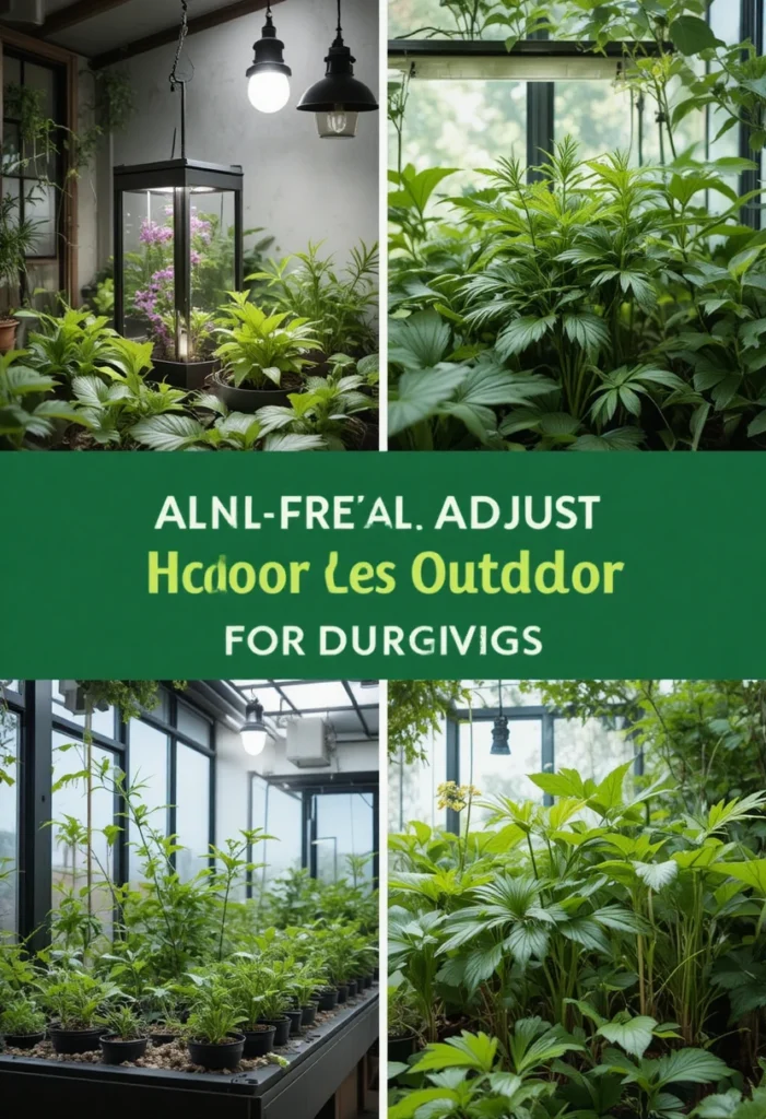Adjust for Indoor vs. Outdoor Growing