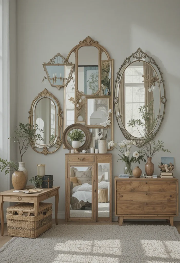 Group Mirrors Instead of Buying One Expensive Piece