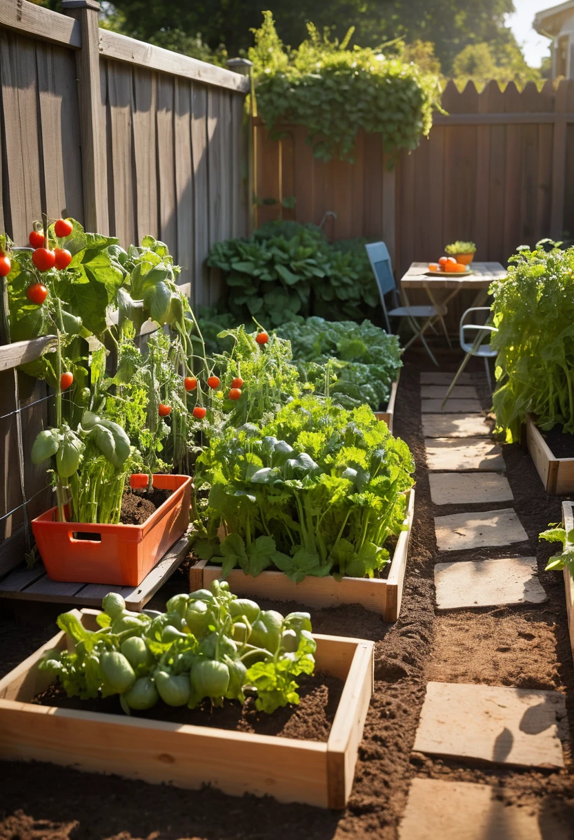 Create a Small Backyard Vegetable Garden