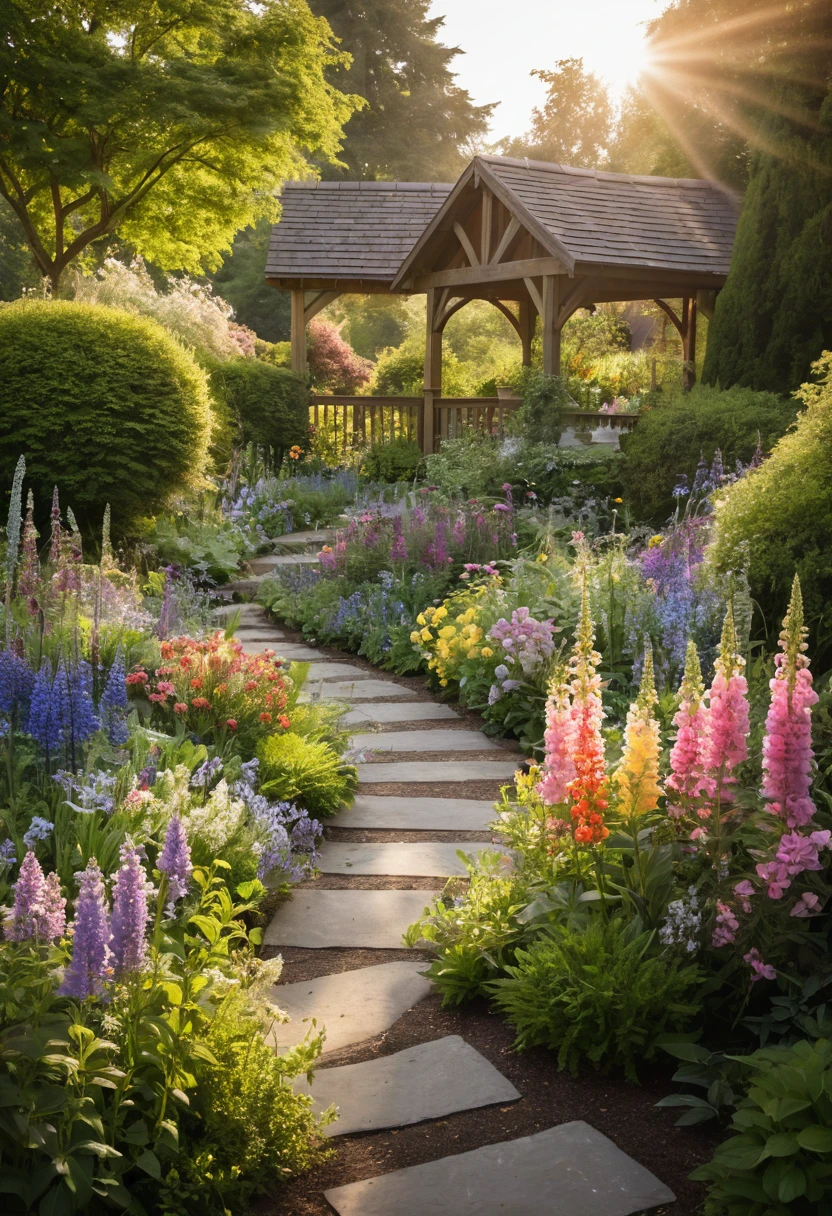 1. Build a Layered Mixed Flower Border