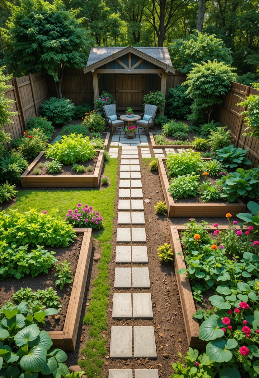 Divide the Garden Into Functional Zones